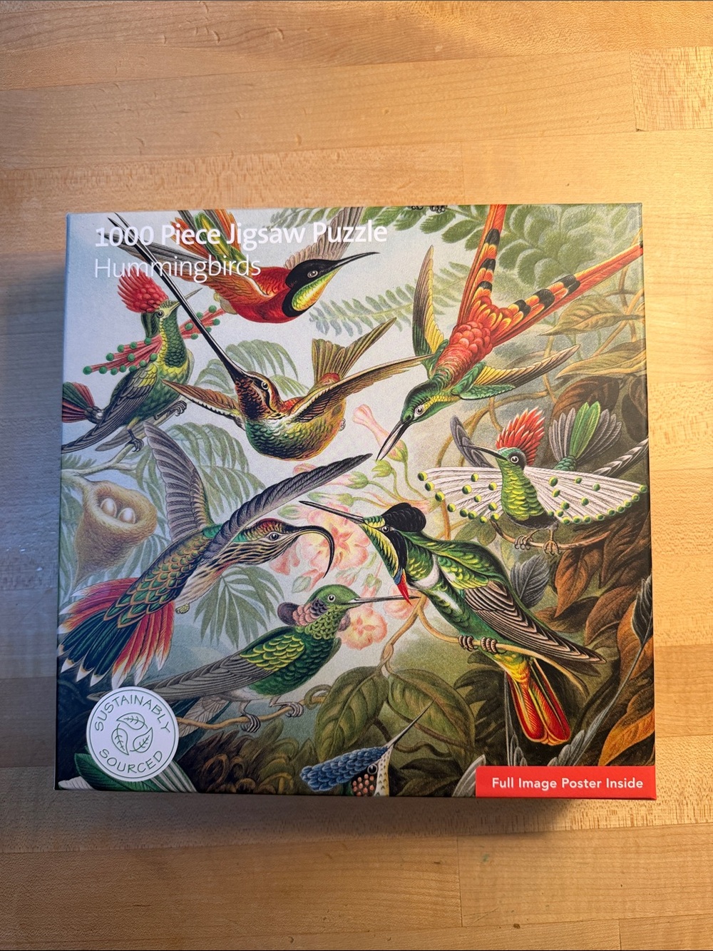 Hummingbirds 1000-Piece Jigsaw Puzzle - Multicolor